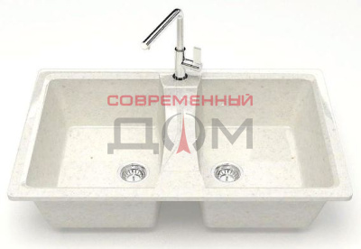 Кух.мойка Granit MARRBAXX глянц Голби Z26Q7 (хлопок)